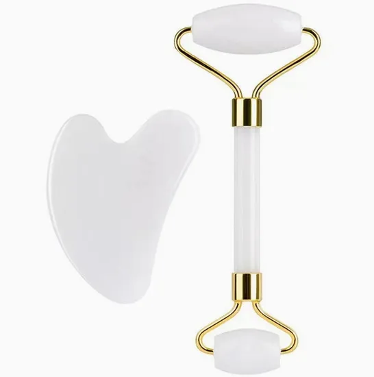 Handheld Quartz Jade Roller Face Massage Quartz Jade Roller
