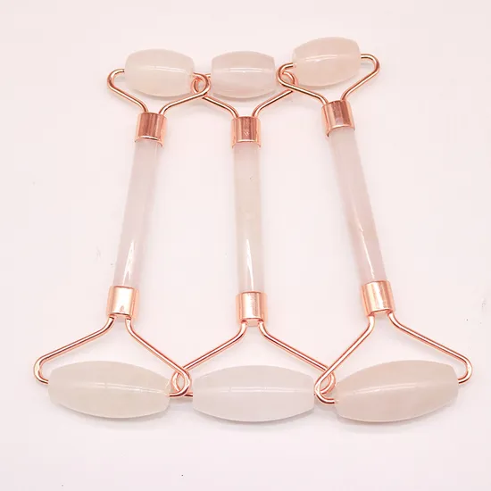 Rose Quartz Facial Massage Roller 