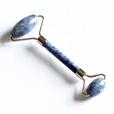 High Quality Blue Spot Facial Jade Stone Massage Roller 