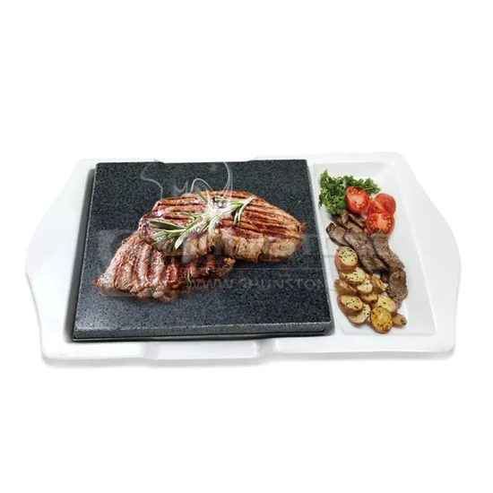 Kitchen Utensils Lava Steak Stones Set BBQ Grill for Party 