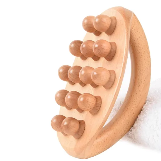 Hot Selling Wooden Massage Comb Acupuncture Massager Soothing Scalp Tool 