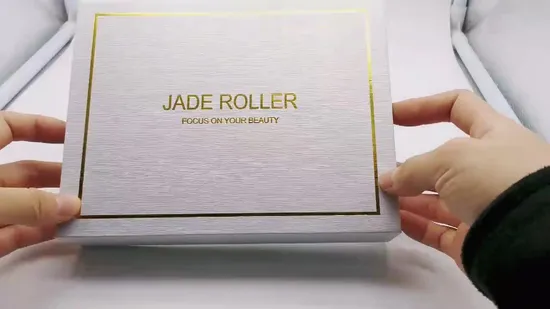 Health Care Natural Dark Green Jade Roller Gua Sha Set Without Box 